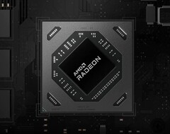A GPU móvel de gama média-baixa da AMD parece suficientemente sólida. (Fonte de imagem: AMD)