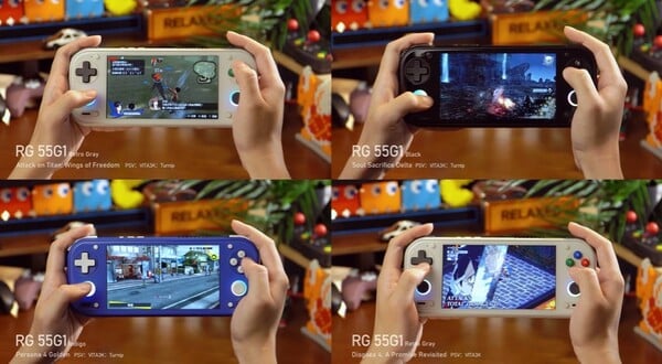 O Anbernic RG 55G1 será capaz de emular vários dispositivos, incluindo alguns jogos mais leves do Nintendo Switch.
