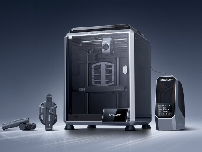 Anunciada a impressora 3D Creality K1C com suporte de filamento de