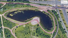 Passeio de teste GNSS: Lago