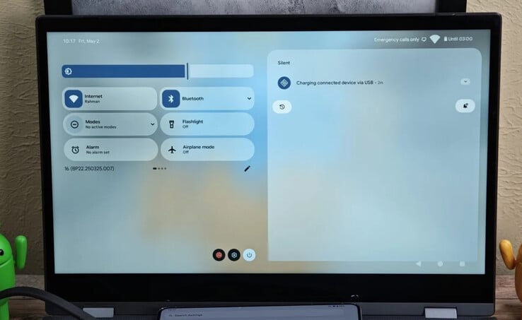 O Desktop View do Google parece usar elementos da interface do usuário usados nas séries Pixel Tablet e Pixel Fold. (Fonte da imagem: Andorid Authority)
