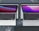 Parece que o SSD de 256 GB no M1 MBP 13 é mais rápido que o drive de 256 GB no M2 MBP 13. (Fonte da imagem: Apple - editado)