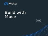 Meta-logotipo com as palavras “Build with Muse” em um fundo escuro