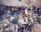 Captura de tela da jogabilidade de Monster Hunter World