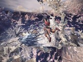 Captura de tela da jogabilidade de Monster Hunter World