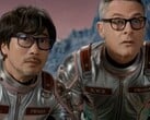 Nicolas Winding Refn e Hideo Kojima em um comercial da Prada gerado por IA