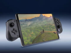 O Citron 0.7 tem a implementação do AMD FSR 2. Na foto: tablet rodando um jogo do Nintendo Switch. (Fonte da imagem: GameSir e r/zelda)