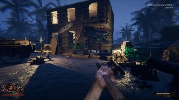 Uma imagem que mostra uma casa no Project Castaway.