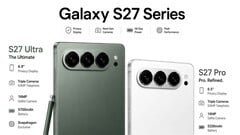 Esboços de design sugerem um layout horizontal da câmera para o Samsung Galaxy S27 Ultra e o Galaxy S27 Pro.