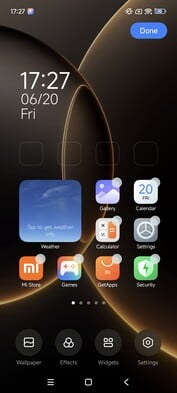 Dispositivo de teste Xiaomi 15S Pro