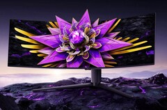 O mais recente monitor para jogos da TCL usa um enorme painel HVA de 57 polegadas. (Fonte da imagem: TCL)