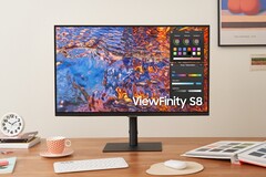 A série Samsung ViewFinity S8 estará disponível no final deste mês em alguns mercados. (Fonte da imagem: Samsung)