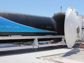 Teste dos sistemas Virgin Hyperloop no local do DevLoop nos arredores de Las Vegas. Fonte da imagem: Virgin Hyperloop