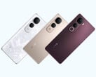 O smartphone Vivo Y400 Pro vem nas cores branco freestyle, dourado fest e roxo nebulosa (Fonte da imagem: Vivo)