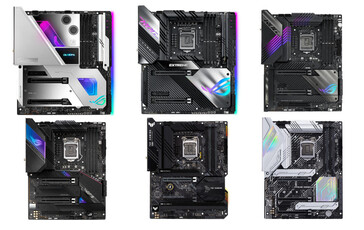 Placas Asus Z590. (Fonte da imagem: Asus)