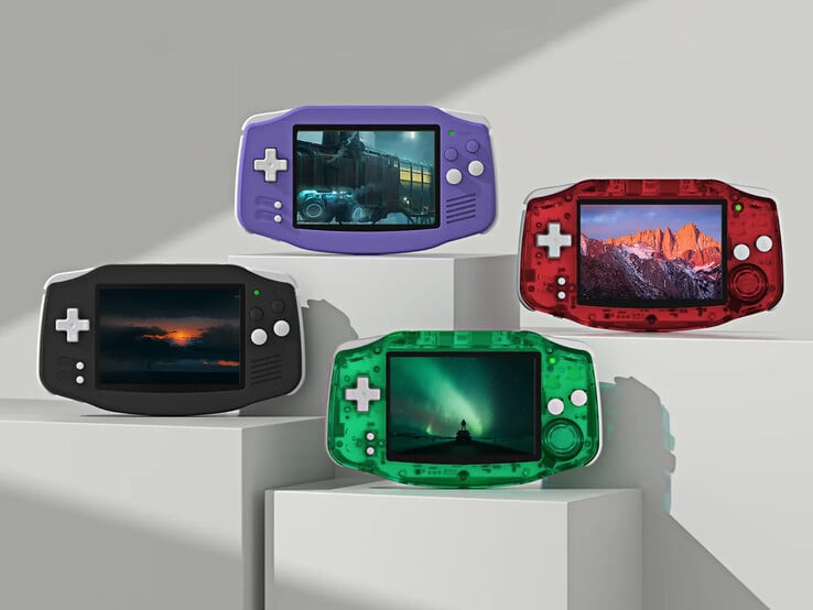 O Anbernic RG34XX também emula o Game Boy Advance.