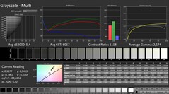 CalMAN: Escala de cinza