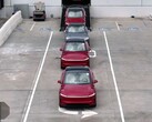 O novo Model Y já chega sozinho aos lotes da fábrica usando o FSD não supervisionado. (Fonte da imagem: Tesla/X)