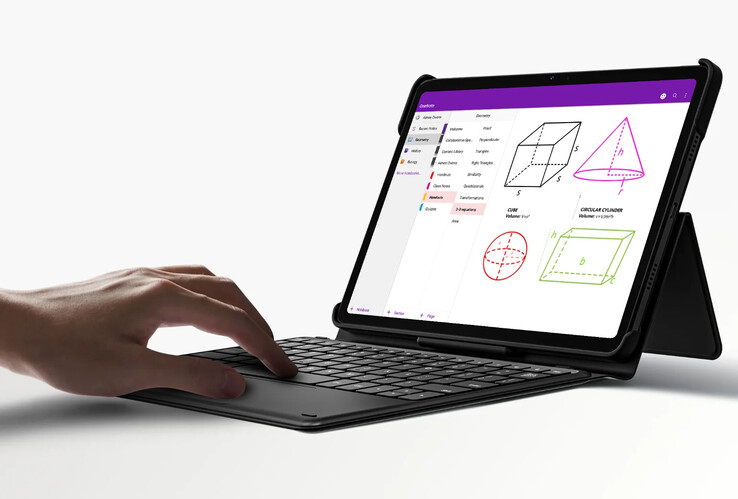 O Doogee T30SE também suporta um acessório de teclado destacável. (Fonte da imagem: Doogee)