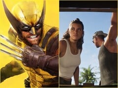 Arte da capa do Wolverine (à esquerda) e Lucia e Jason (à direita) do GTA 6.