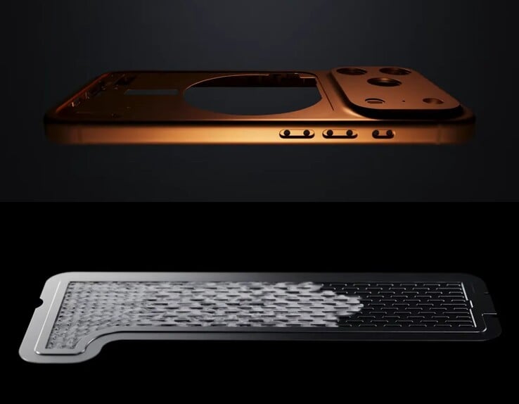 iPhone 17 Pro, design de resfriamento com câmara de vapor.
