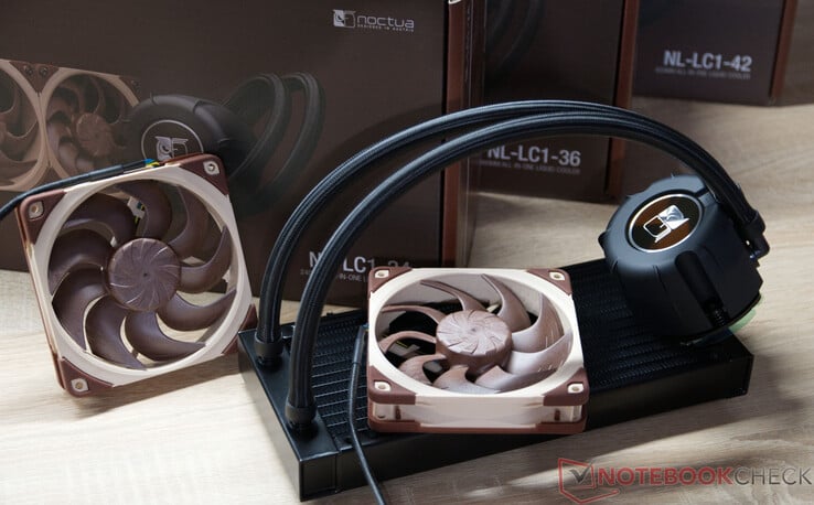 Sistemas AiO Noctua NL-LC1 em três tamanhos diferentes