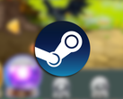 Uma captura de tela do jogo com o logotipo do Steam sobreposto.