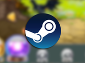 Uma captura de tela do jogo com o logotipo do Steam sobreposto.