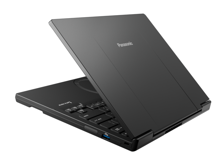 O Panasonic Let's Note FC7 visto por trás