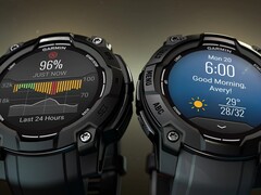 O smartwatch Instinct 3 AMOLED da Garmin (foto) está recebendo a versão beta 10.16. (Fonte da imagem: Garmin)