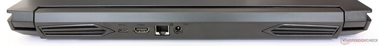 Voltar: 1x USB-C 3.1 Gen 2, HDMI 2.0 (com HDCP), Gigabit LAN, fonte de alimentação