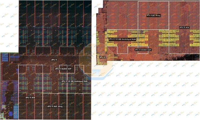 A NPU 5 da Intel é menor do que a NPU 4 do Lunar Lake, mantendo a mesma taxa de processamento INT8.
