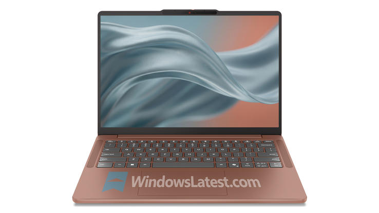 Imagem vazada do Lenovo IdeaPad Vibe na cor laranja-marrom.