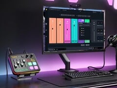 O mixer de áudio Maono G3 oferece aos gamers mixagens independentes para bate-papo, fones de ouvido e transmissão, proporcionando um áudio de transmissão ao vivo mais controlado e refinado.