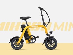 A Mihogo Mini e-bike dobra-se em três etapas. (Fonte da imagem: Mihogo)