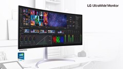 O LG UltraWide 40WP95C opera nativamente com 5.120 x 2.160 pixels. (Fonte da imagem: LG)