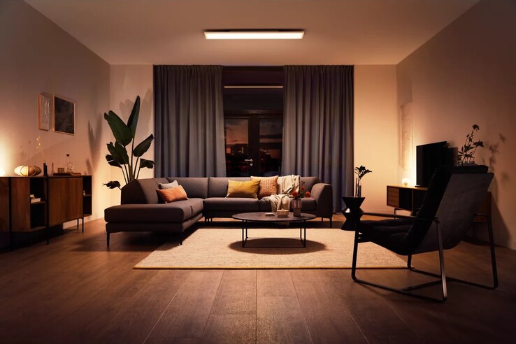 O novo Philips Aurelle Rectangle Panel Light. (Fonte da imagem: Philips Hue)