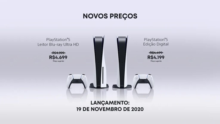 Corte de preços do PS5 no Brasil. (Fonte de imagem: PlayStation)