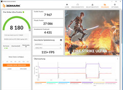 Fire Strike Ultra (operação em rede)