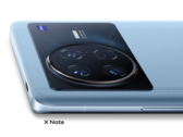 O Vivo X Note chegará em três cores com acabamentos em estilo couro. (Fonte da imagem: Vivo &amp; JD.com)