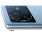 O Vivo X Note chegará em três cores com acabamentos em estilo couro. (Fonte da imagem: Vivo & JD.com)