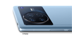 Il Vivo X Note arriverà in tre colori con finiture in pelle. (Fonte: Vivo & JD.com)