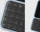 O novo teclado QWERTY (na foto) do Sidephone SP-01. (Fonte da imagem: u/Kindly-Canary-1921 via r/sidephone)