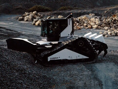 O buldôzer elétrico Lumina Moonlander (Fonte da imagem: Lumina)