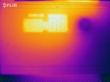 Mapa de calor sob carga - Fundo