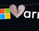 Essa não é a primeira vez que a Microsoft tenta a sorte com os chips ARM (Fonte da imagem: Unsplash/Microsoft/ARM - editado)