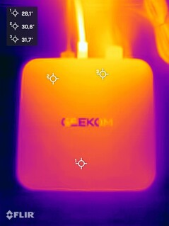 Teste de estresse do Geekom A7 Max (lado superior)