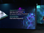 A Intel exibiu o Core i9-12900KS em janeiro no CES 2022. (Fonte de imagem: Intel)