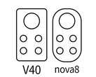 Alegado Honor V40 e esquemas de câmera traseira Huawei Nova 8. (Fonte: Twitter)