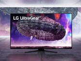 O novo monitor UltraGear 48GQ900 da LG é o primeiro painel OLED da empresa a suportar taxas de atualização de 138 Hz.  (Fonte de imagem: LG)